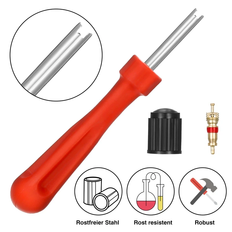 30pcs/set Tire Valve Stem Removal Tool Valve Stem Puller Tire Repair Tool Valve Core Truck Motorcycle Removal Tire Cleaning Tool