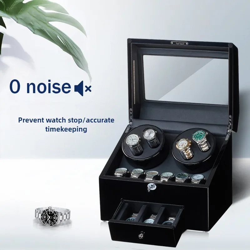 

Device Rotating Watch Winders Watchmaker Watch Winder Large Capacity Wrist Watches Winding Machine Clock Time Organizer Boxes
