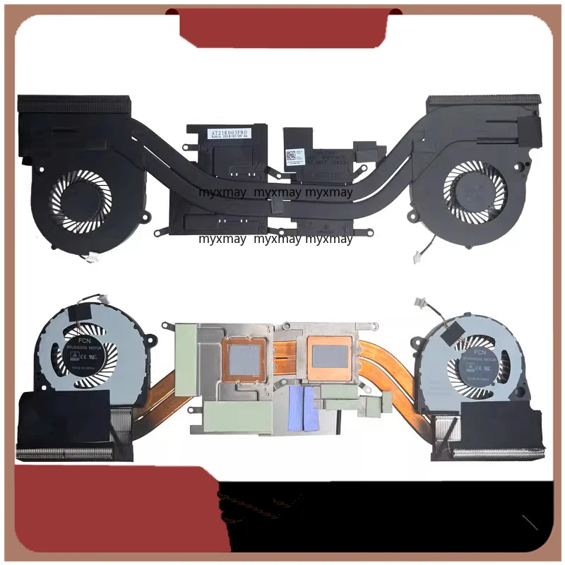 

New Genuine Laptop Cooler CPU GPU Cooling Fan With Heatsink For DELL lnspiron G5 5587 G7 7577 7588