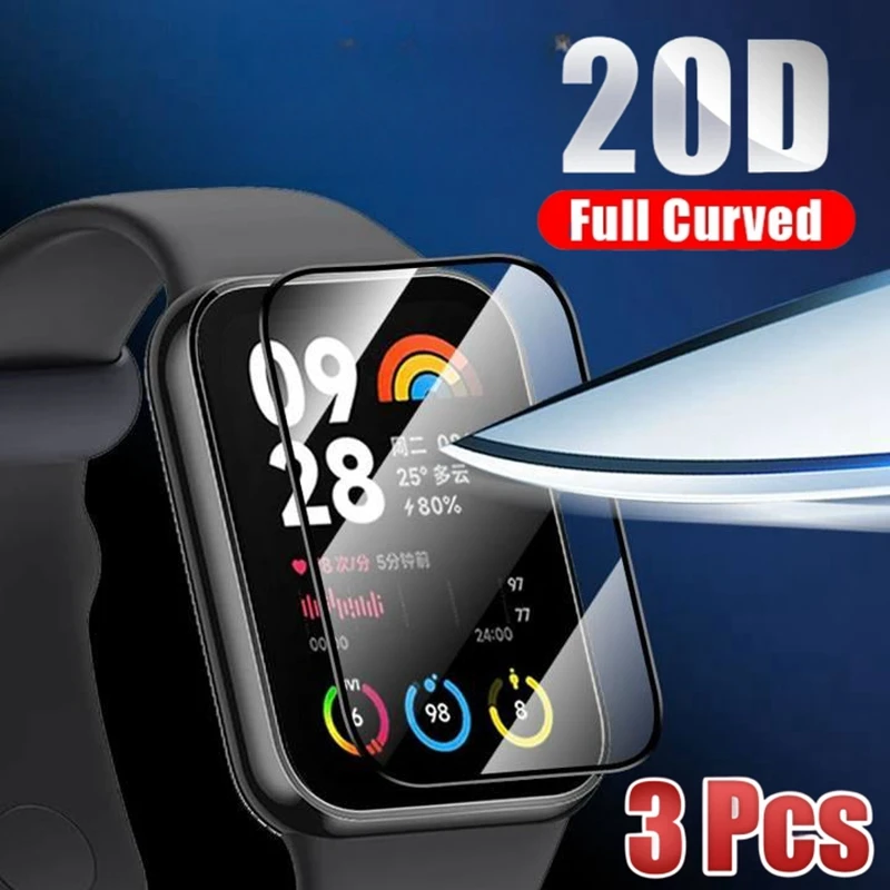 3PCS Screen Protector For Xiaomi Mi Band 8 Pro / 7 Pro Protective Glass Film on Smartband 8pro 7 pro Not Glass