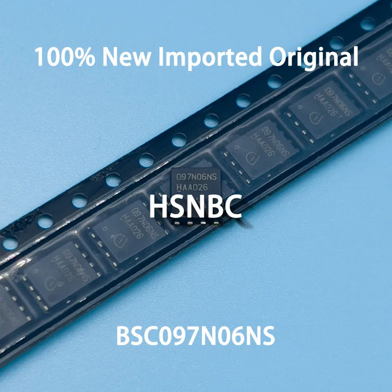 

10Pcs/Lot BSC097N06NS 097N06NS TDSON-8 60V 46A MOSFET N-channel Power Transistor 100% New Imported Original