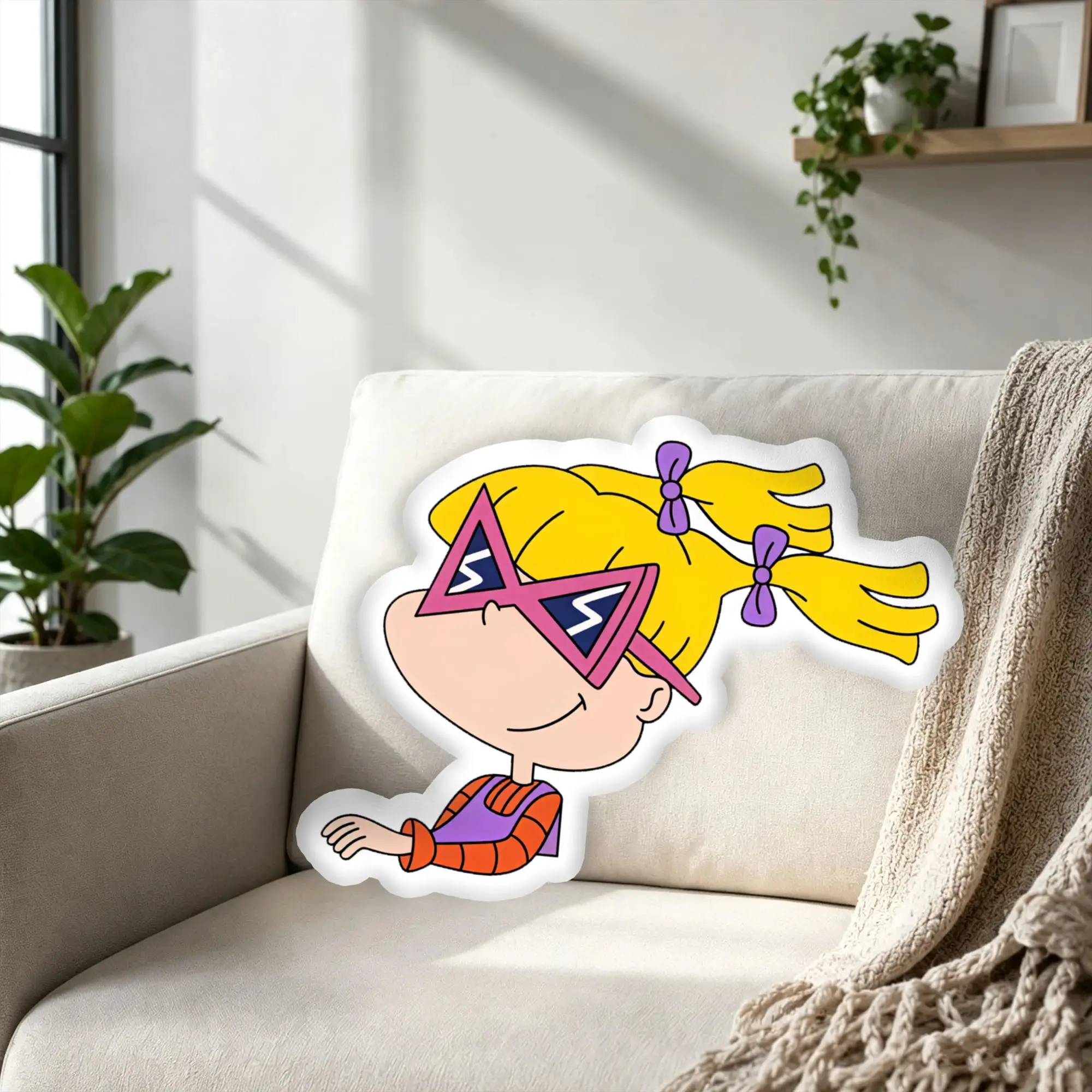 Customized Super Funny R-Rugrated Cartoon Hot Cushions Polyester Game Stuffed  Throw Pillow for Christmas