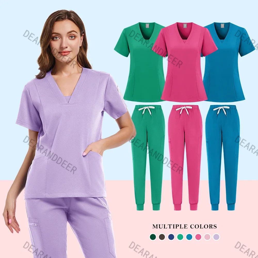 

Dental clinic pet hospital beauty salon laboratory nursing home nurse nursing work uniform thick fabric doctor's surgical set