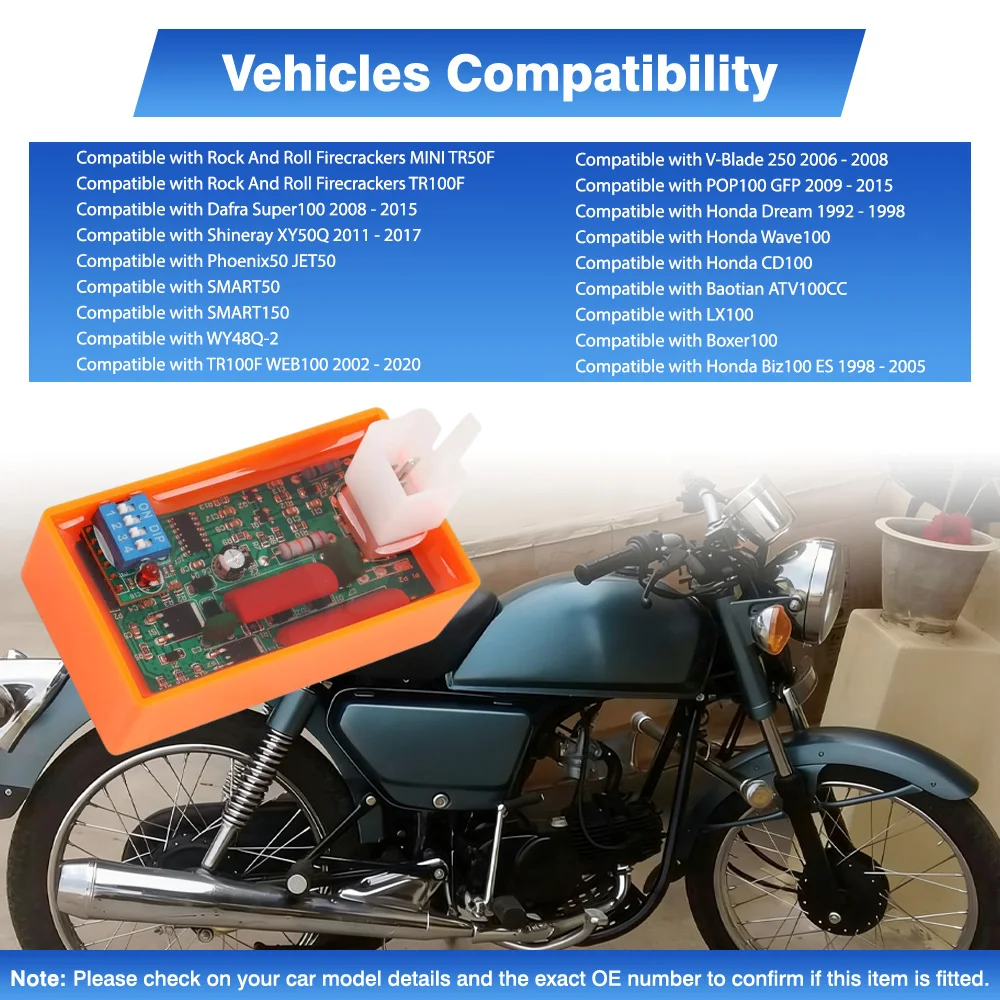 

Motorcycle Lgnition 5 Pin AC CDI Box For Honda Super 100 2008-2015 for Shineray XY50Q 2011 - 2017