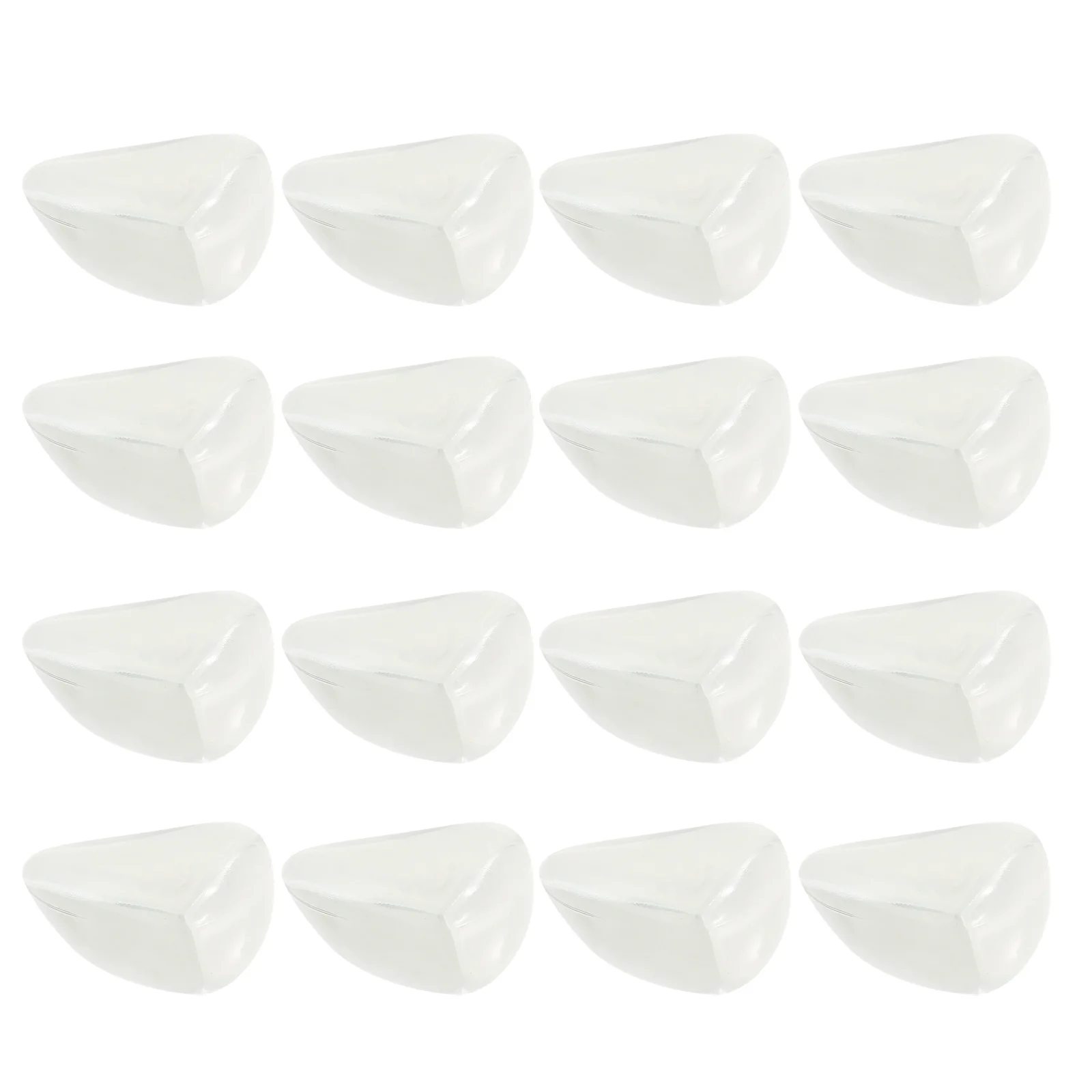 

16 шт., прозрачные угловые защитные бамперы, защитные от детей, прочные защитные края из ПВХ, безопасные для стола, стола, кровати, мебели