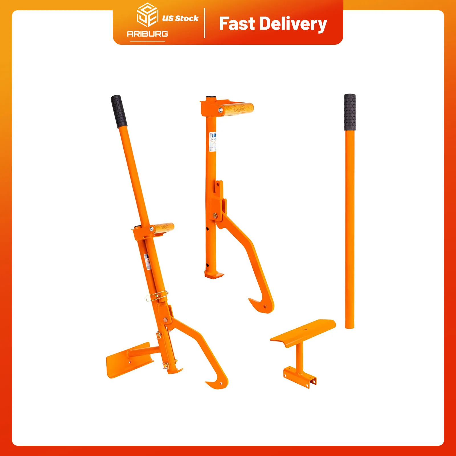 3-in-1 Forestry Multitool Firewood Harvesting Hand Tools Reduce Back Strain and Heating Costs Log Hauler Cant Hook Timberjack