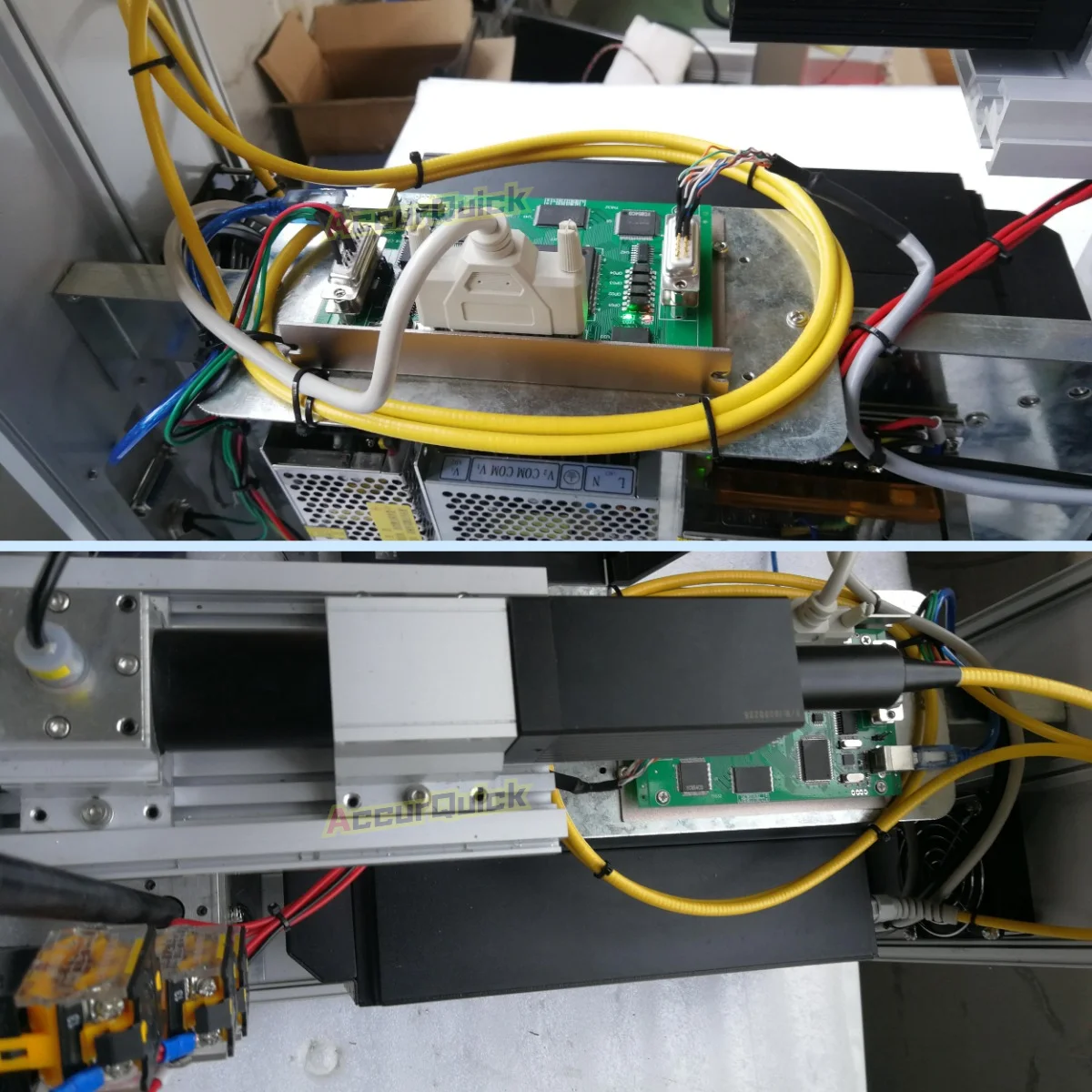 Raycus 50W Fiber Laser Marking Machine For Engraving Gold Silver Copper Steel Plastics