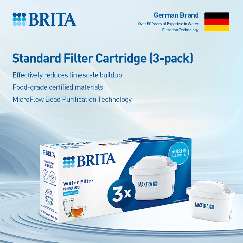 BRITA MAXTRA Water Filter Universal Standard Cartridge ood-grade certified materials 1/3/6Pcs