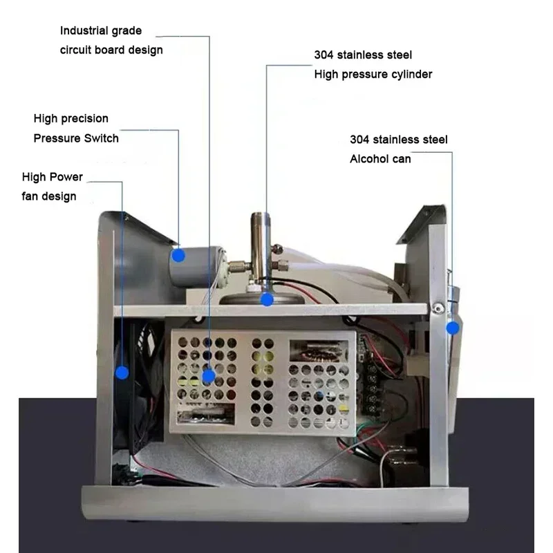 

Flame Torch H180 Oxygen-Hydrogen Generator Water Welder Acrylic Polishing Machine Polisher