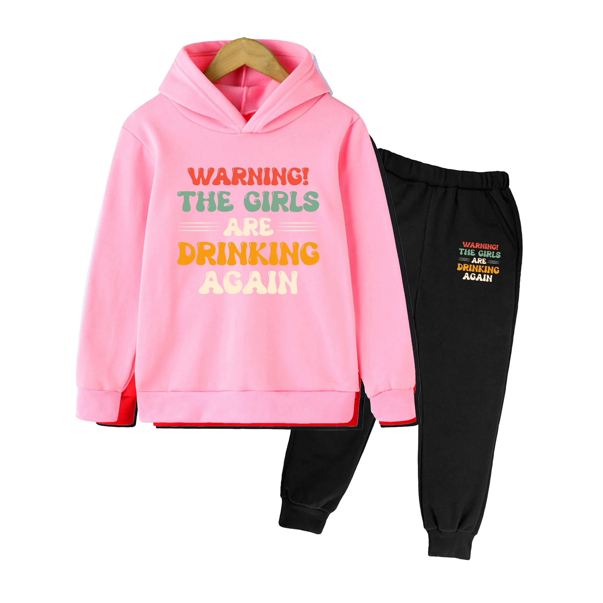 Kids Hoodie & Sweatpants Set, Retro 
