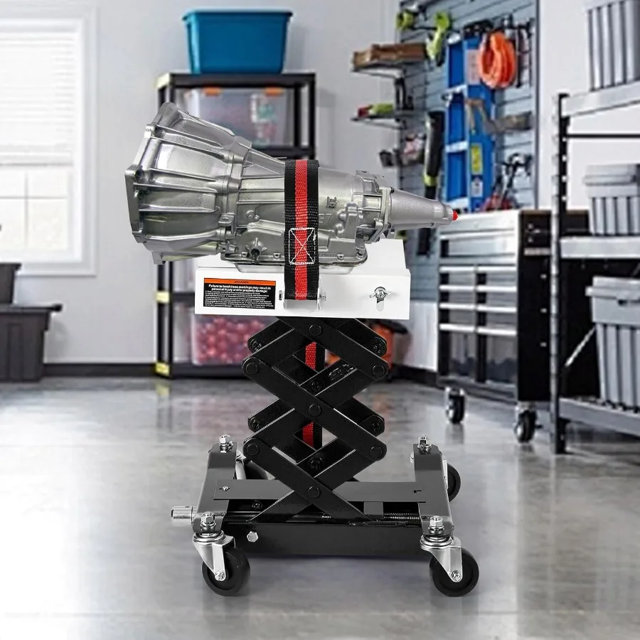 مقبس نقل منخفض بسعة 450 رطل مع أشرطة أمان لإصلاح السيارات شديدة التحمل 723 في نطاق الرفع مع معرف تصميم 4 عجلات #4