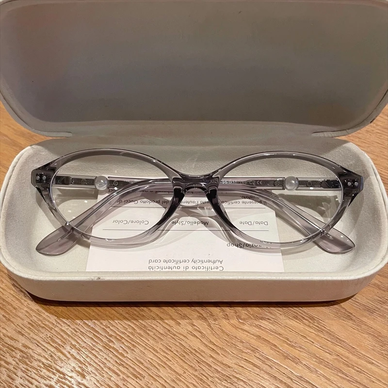 Occhiali da lettura alla moda da donna piccoli occhiali da vista rotondi fotocromatici anti luce blu montatura per occhiali progressivi per miopia