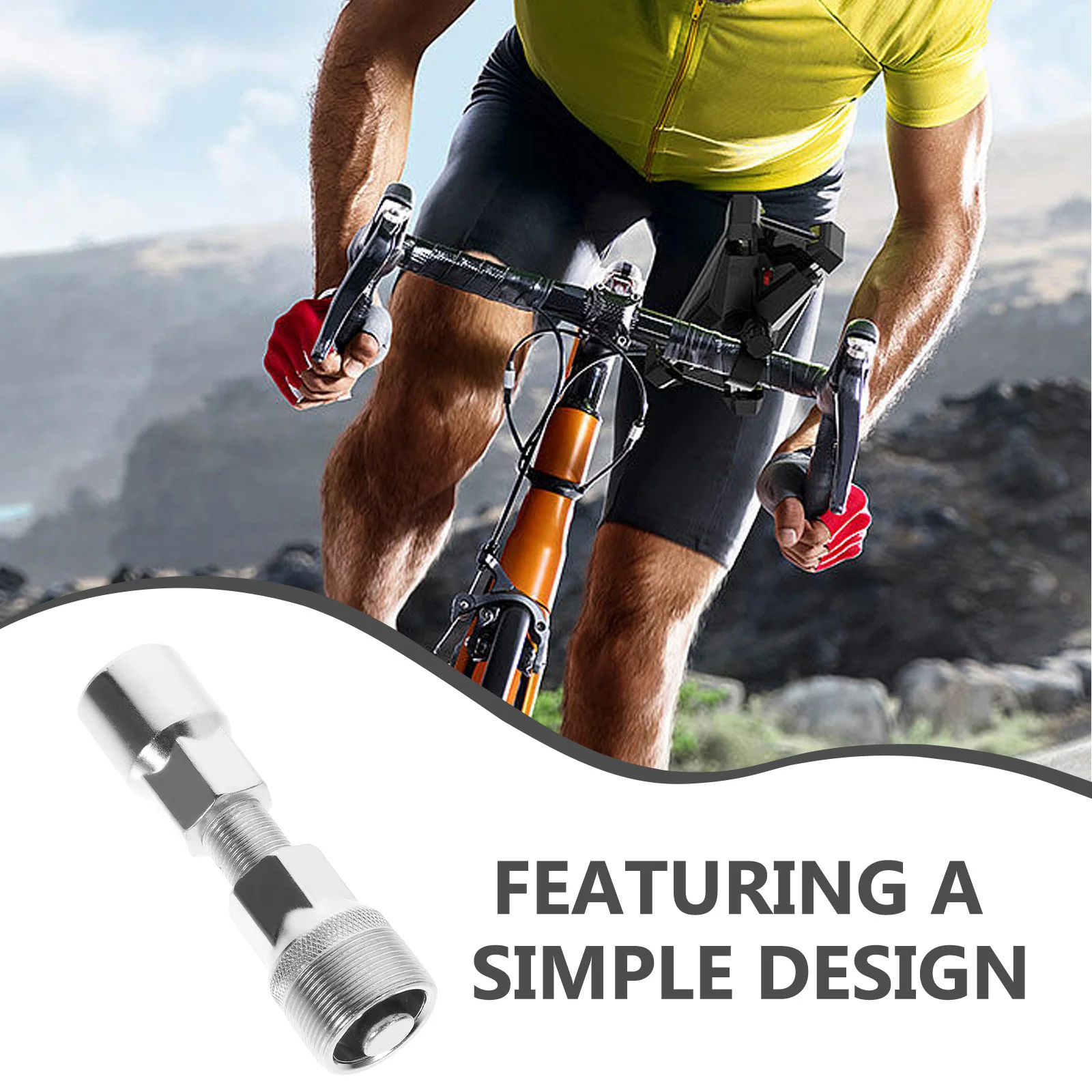 

1 Set Of Puller Tool Carbon Steel Bike Crank Removal Tool For Bicycle Repair Crank Arm Puller Bike Repairing Device Extractor