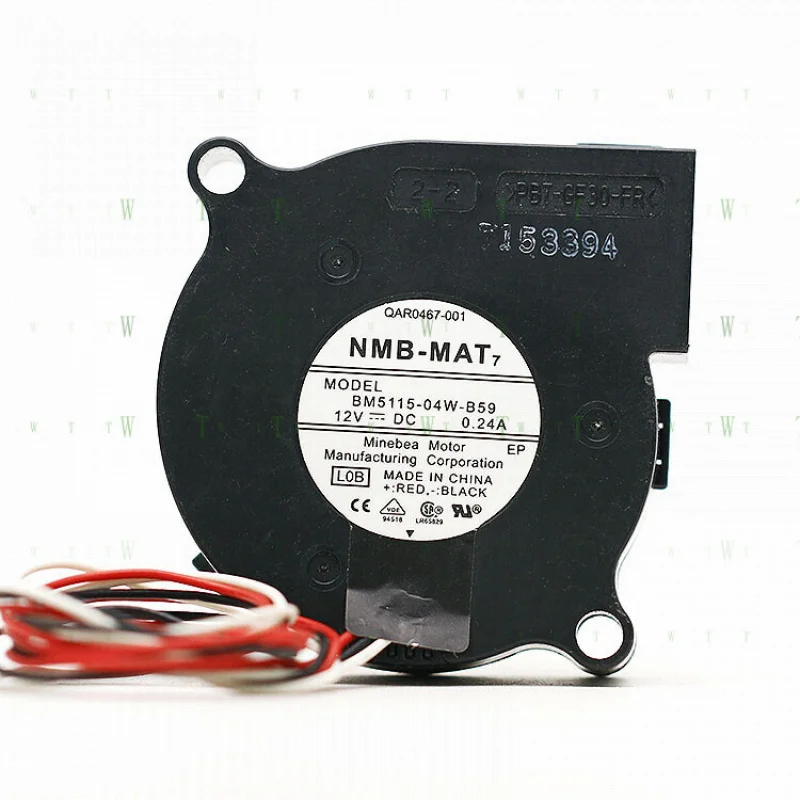 

Вентилятор охлаждения турбинного типа H для NMB BM5115-04W-B59 5015 12V 0.24A 5CM для проектора