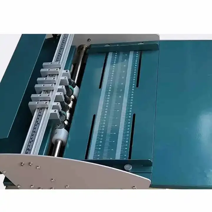 for New electric multi function perforating creasing and slitting machine 3 in1 480mm Electric Paper Creasing Die Cutting