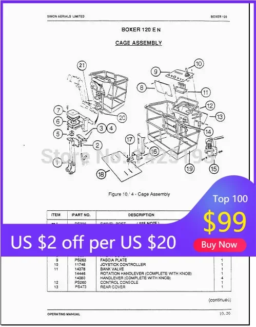 

По руководство и руководство по запчастям SpecDiag Simon ForkLift Workshop