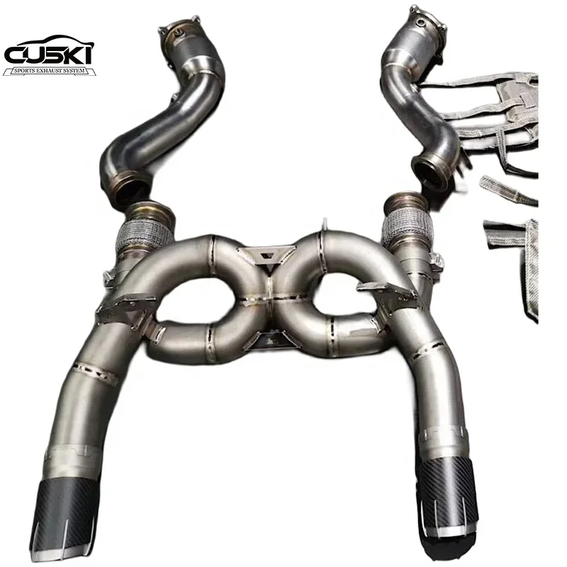 High Flow Catback Exhaust For BMW G20 3.0T 2019-2022 quality Stainless Steel car Exhaust Modification Exhaust system