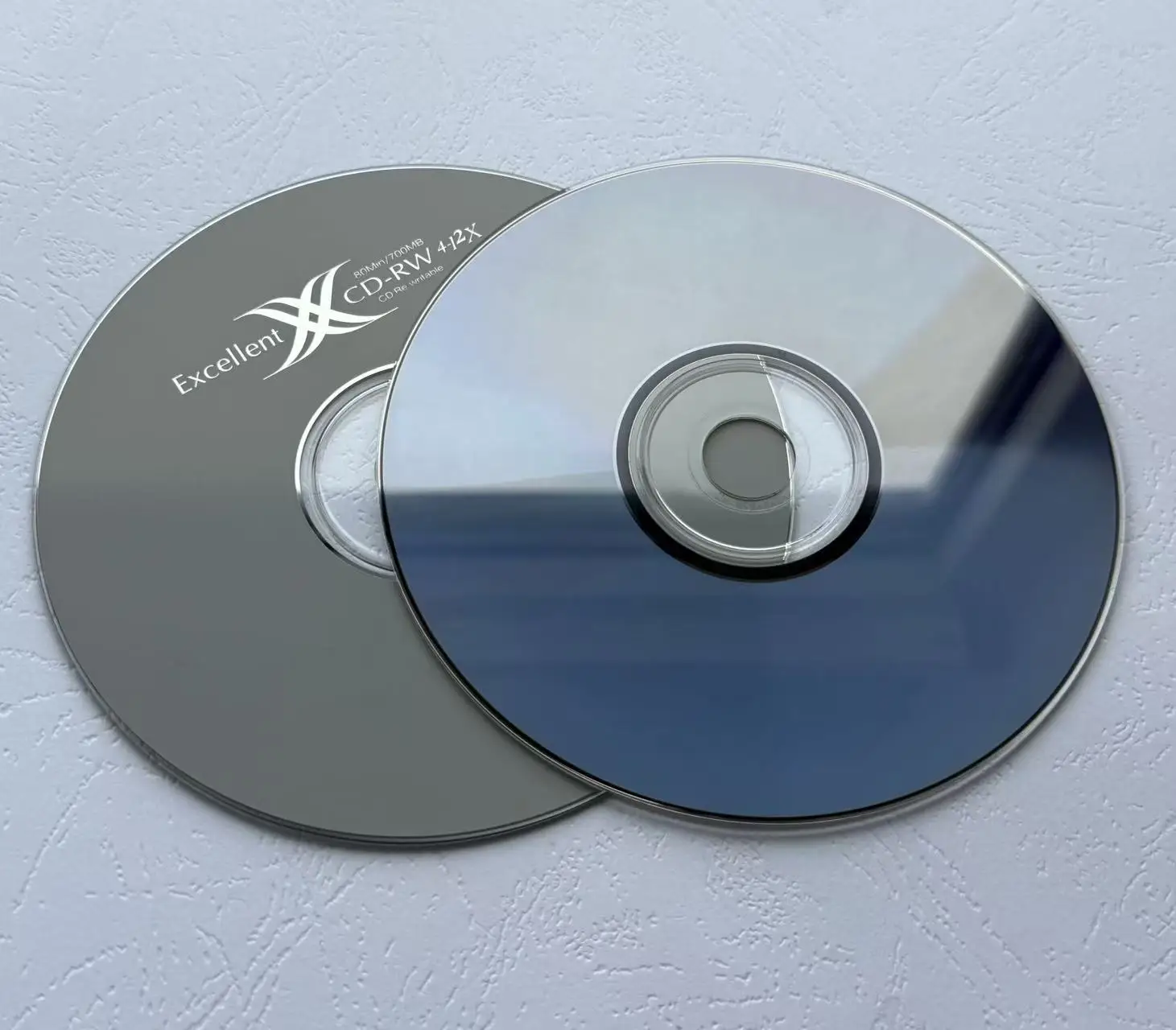 Wholesale 5 discs A+ X Blank Printed 4x-12x 700 MB CD-RW Disc