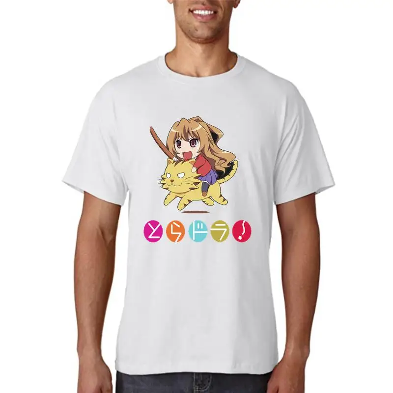 Toradora Anime Print Cartoon T Shirts Women Harajuku Loose Round Neck Streetwear Tee Shirts 2022 Summer New Short Sleeve T Shirt