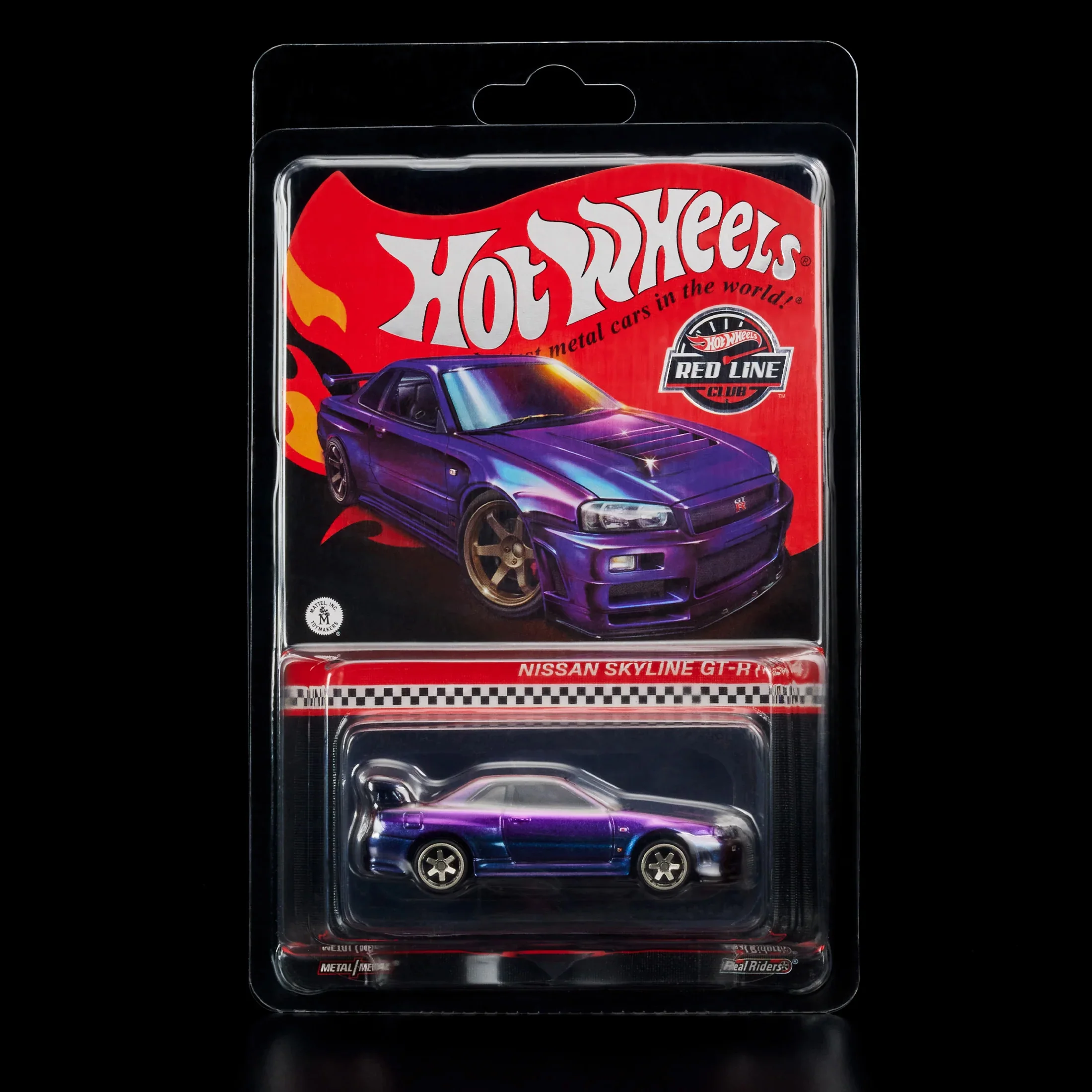 Hot Wheels RLC Nissan Skyline GT-R(R34) limited collection of die cast alloy trolley model