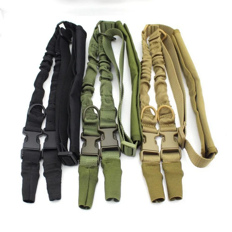 Heavy Duty Tactical Two Point Gun Rifle Sling Adjust & Quick Detach QD Buckle