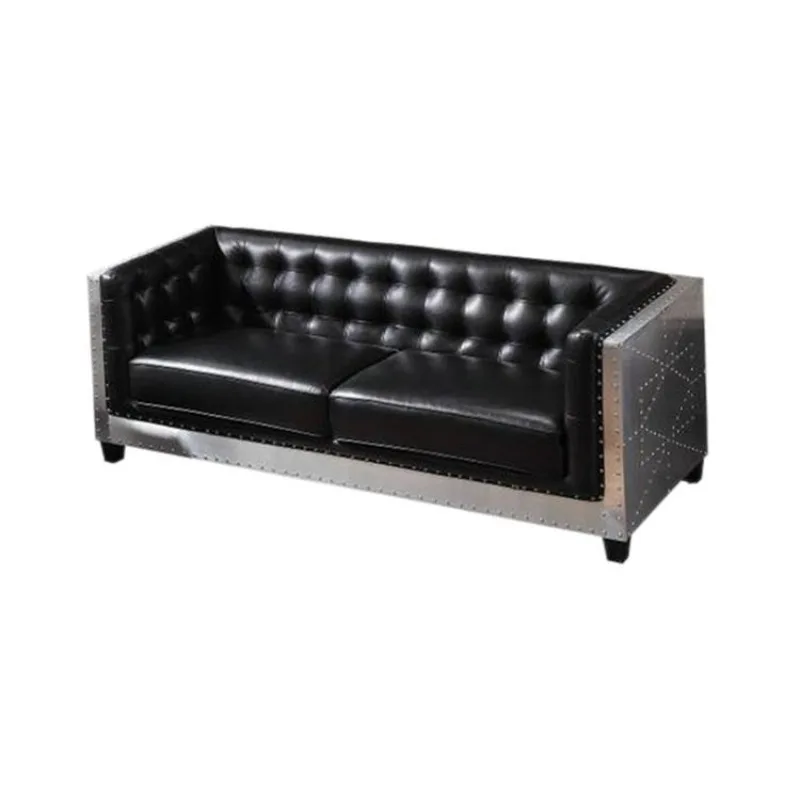 

Retro old industrial style oft personalized creative KTV cafe aluminum sofa