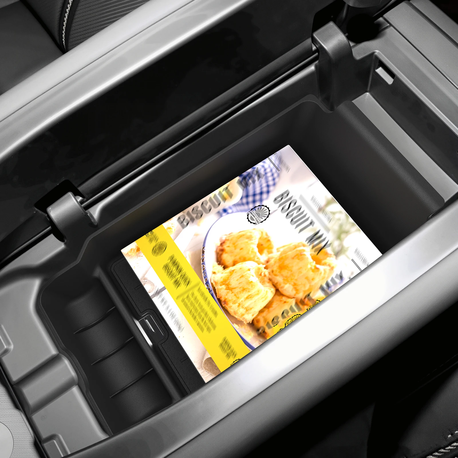 LUCKEASY für Mazda CX-5 2026 Auto-Aufbewahrungsbox Innenraum-Zubehör Mittelkonsole Armlehnen-Organizer Ordnungsbox Ablagefach – Detail 8