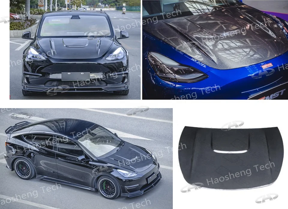 ألياف الكربون CMST لملحقات الطراز Y، المصدات، الناشرون، التنانير الجانبية، المصدات، الجناح الخلفي، مجموعات الجسم، لـ