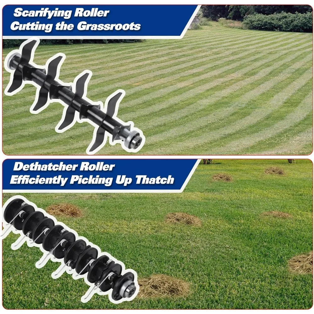 Elektrischer 16-Zoll-Verkleinerungs-Verkleinerer mit Kupfermotor mit 15 Ampere, Tiefenregelung in 5 Positionen, 14,5 Gallonen Stroh-Sammelbeutel