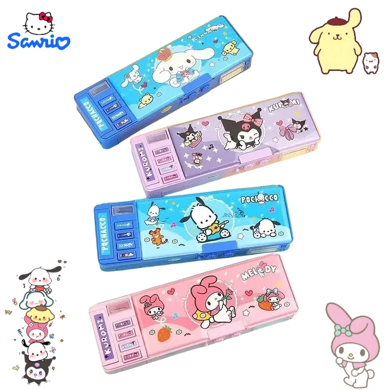 Cartoon Kuromi cute primary school password lock stationery box kawaii girls pencil case school supplies gift wholesale