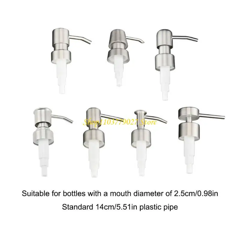 Kepala Pompa Sampo Kepala Tekan C4DF untuk Penggantian Botol Dispenser Sabun Cair Kamar Mandi