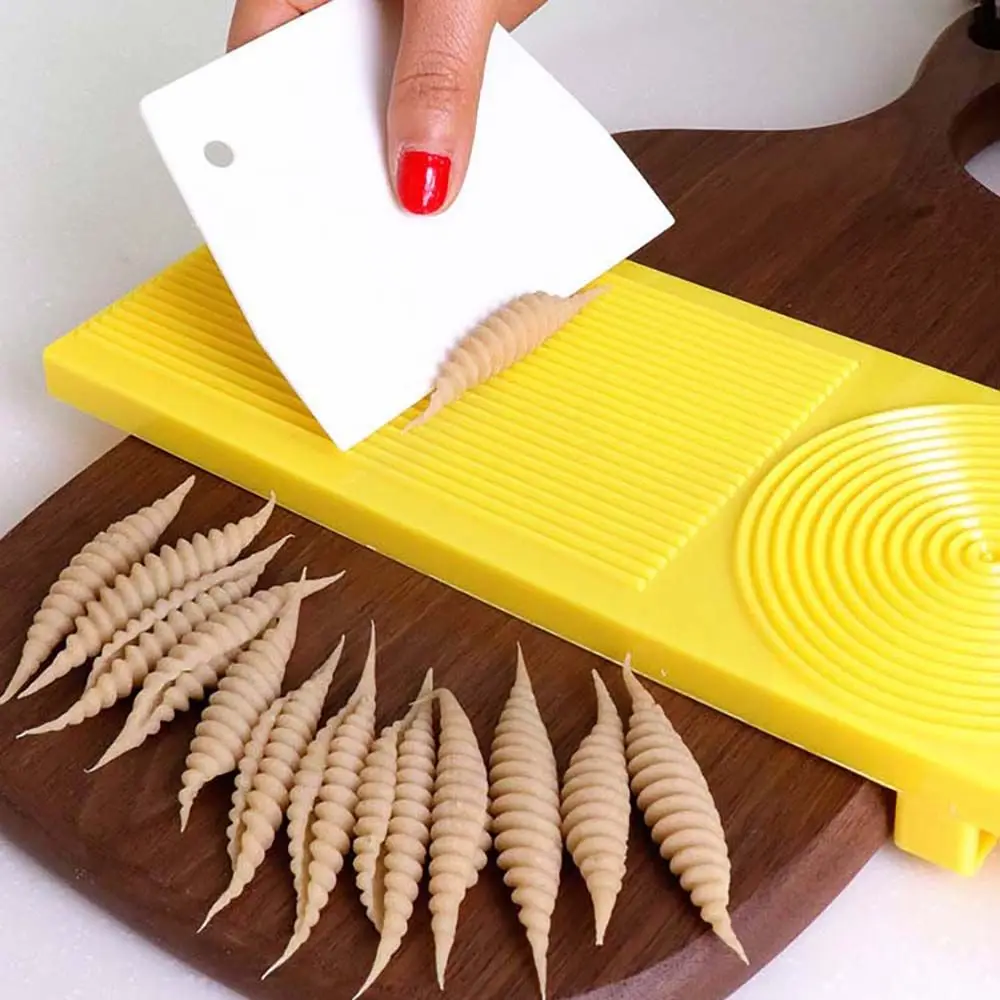 Noodle Machine Panel Macaroni Maker Board Baking Pan Mould Macaroni Making Tool Kitchen Gadgets Rolling Pin Pasta Board