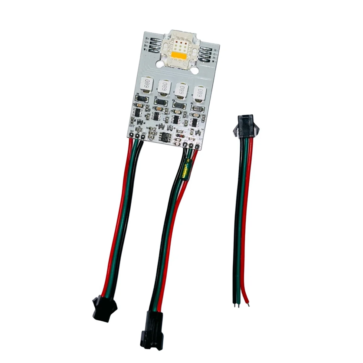 

ABAN Addressable UCS2904 12W RGBW High Power LED Pixels Module Light DC12V Input RGBW Digital LED Light for Flood Lights(B)