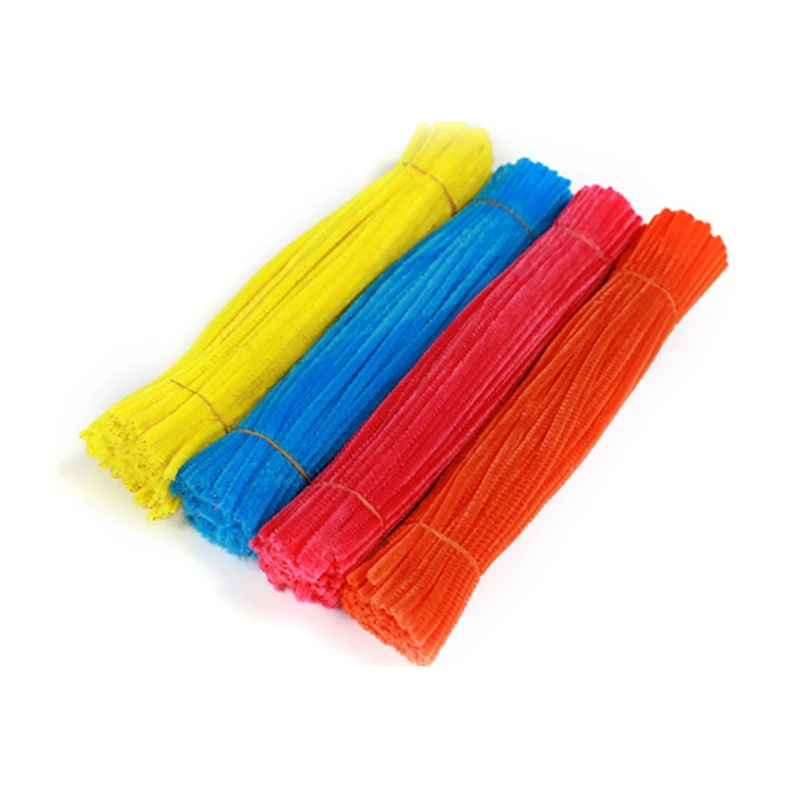 

Chenille Cleaners Pipe Cleaners DIY Art & Craft Projects Kids Fuzzy Sticks Crafts Extra Long Pieces Sparkle Crafting Toy P31B