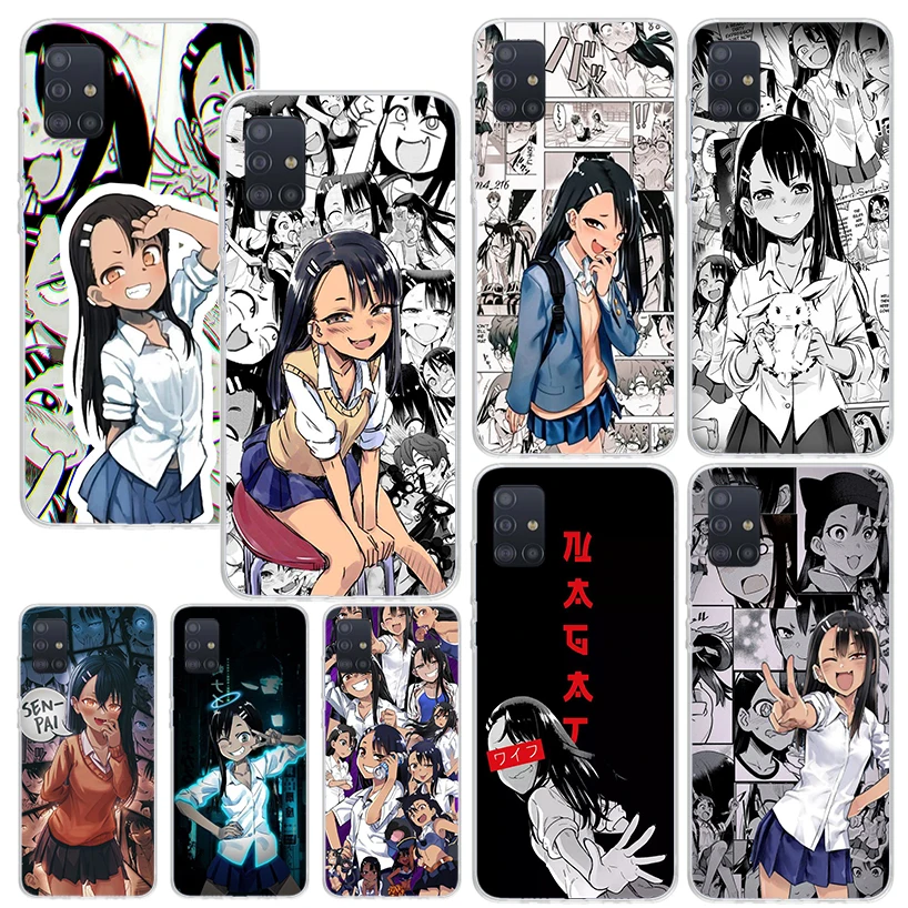 Nagatoro San Anime Aesthetic Phone Case For Samsung A51 A41 A31 A21S A11 A01 A71 A50S A40 A30S A20E A10S A70 A6 A7 A8 A9 Plus Ba