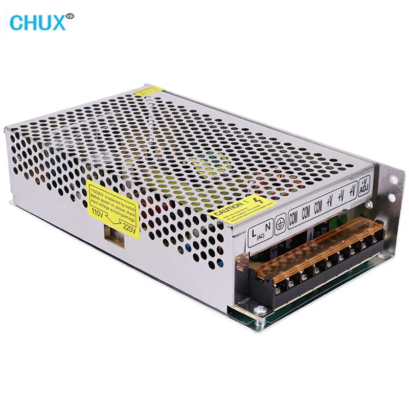 

CHUX 12v Switching Power Supply Ac 110v/220v To Dc 48v 36v 24v150w Voltage Transformer For Cctv Led Strip Source