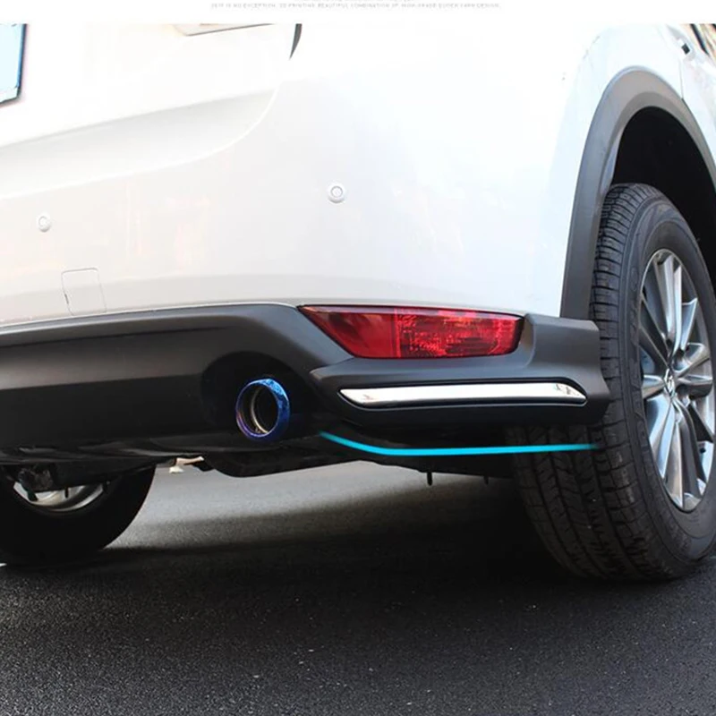 

For 2PCS Rear Bumper Lip Diffuser NEW Mazda CX-5 Car Decoration Accessories Refit Body Kit 2017-2021 Year