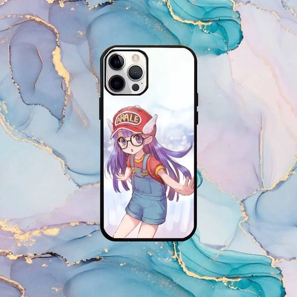 Чехол для телефона A-Arale Anime N-Norimaki для iPhone17,16,15,14,13,12,11 Plus, Pro Max с магнитной беспроводной зарядкой Magsafe