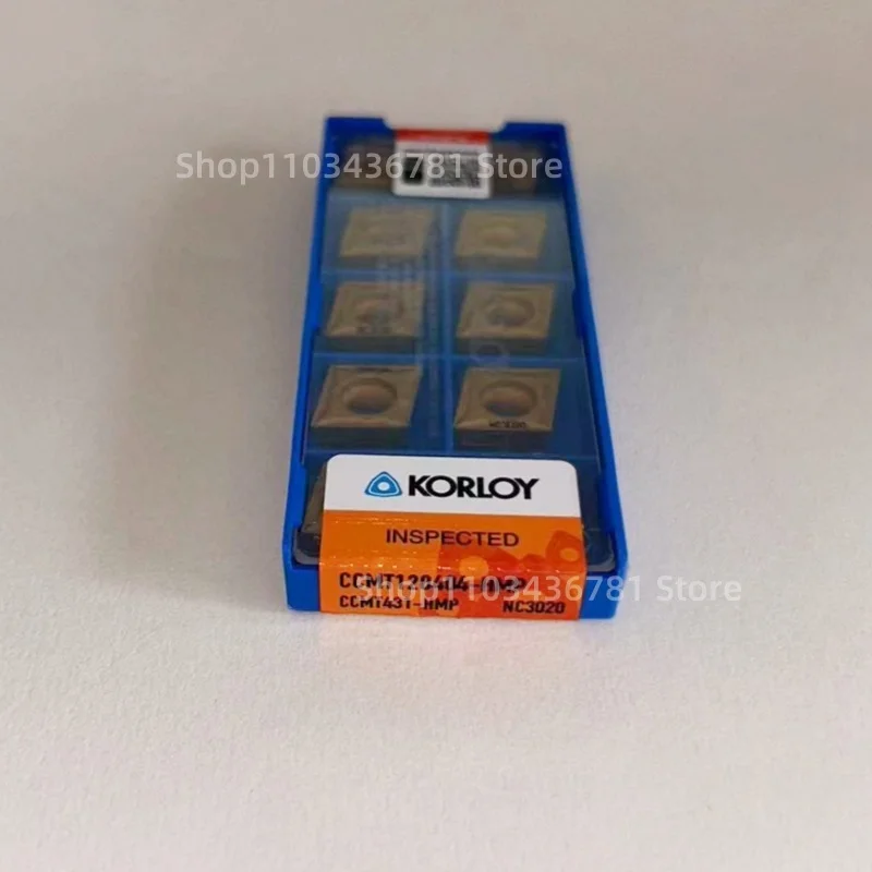 KORLOY CCMT120404-HMP NC3020 CCMT120408-HMP NC3020 CNC lathe tool Boring blade carbide inserts 10Pcs