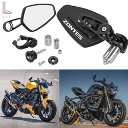 CNCモーターサイクルバックミラー,ハンドルバーサイドミラー,アンチグレアHD,zontes g1 125 zt125 g1 zt125u zt 125 u zt 125 u zt