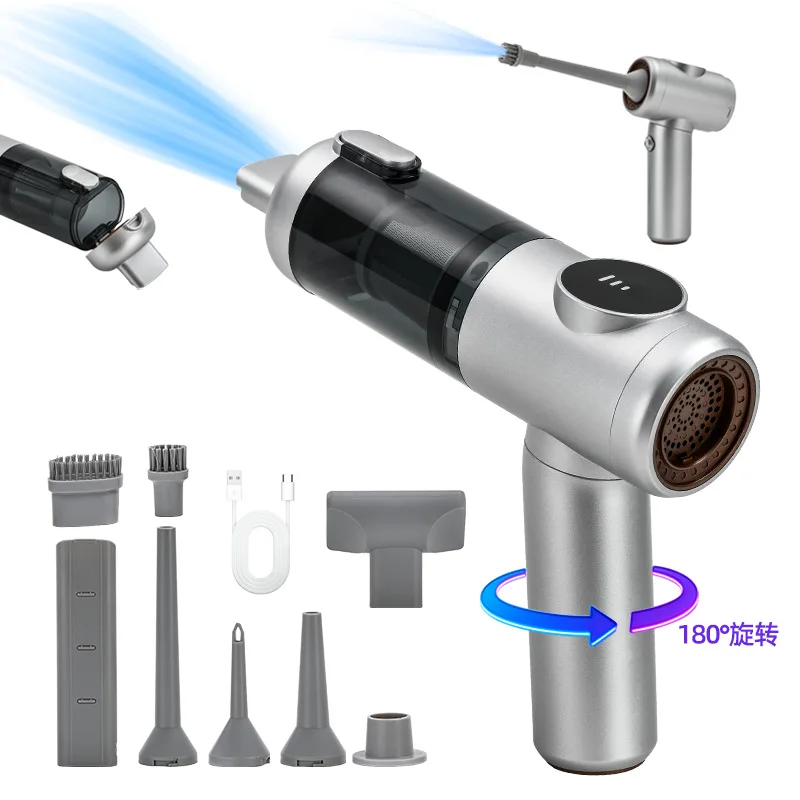 

Wireless handheld brushless motor high suction car-mounted small home and car dual-use rechargeable vacuum cleaner