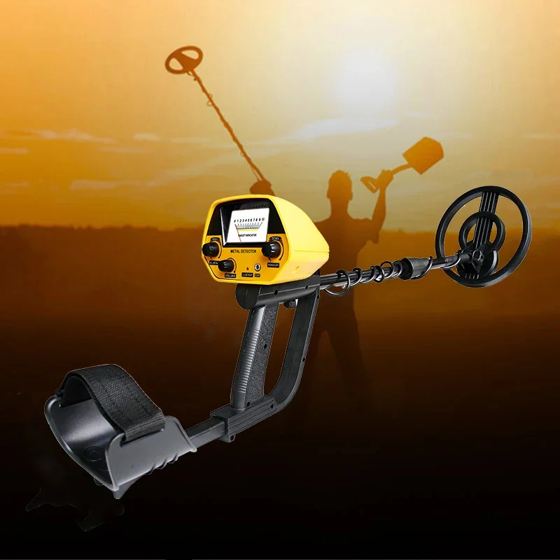 MD5090 Underground Gold Metal Detector Finder Objects Buried Search Treasure Long Range Scan Treasure Hunter with Headphones