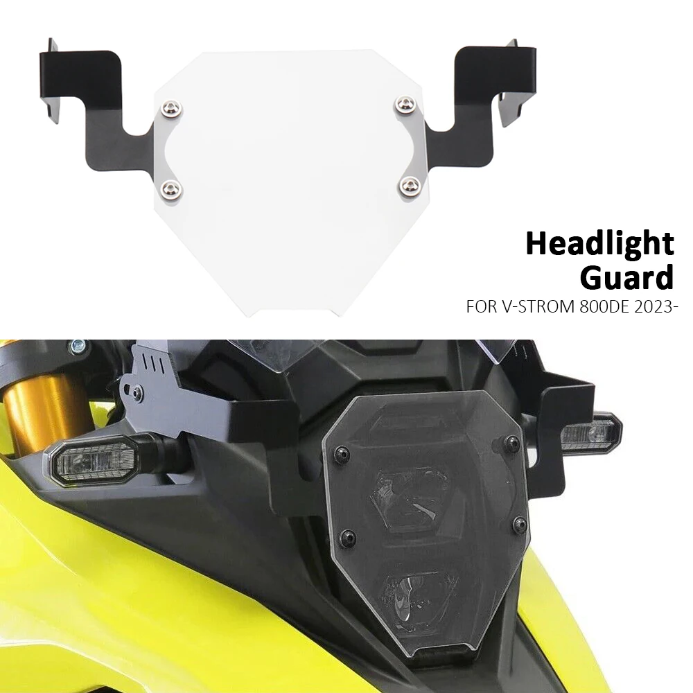 For SUZUKI V-STROM 800 DE 800 de V-Strom 800DE 2023 2024 Motorcycle Accessories Headlight Protector Acrylic Transparent Covers