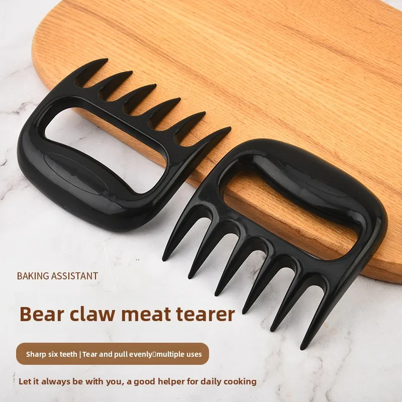 High Temperature Resistant Bear Claw Meat Shredder - Barbecue Meat Separation Fork, Handy Food Tool for Outdoor Grilling