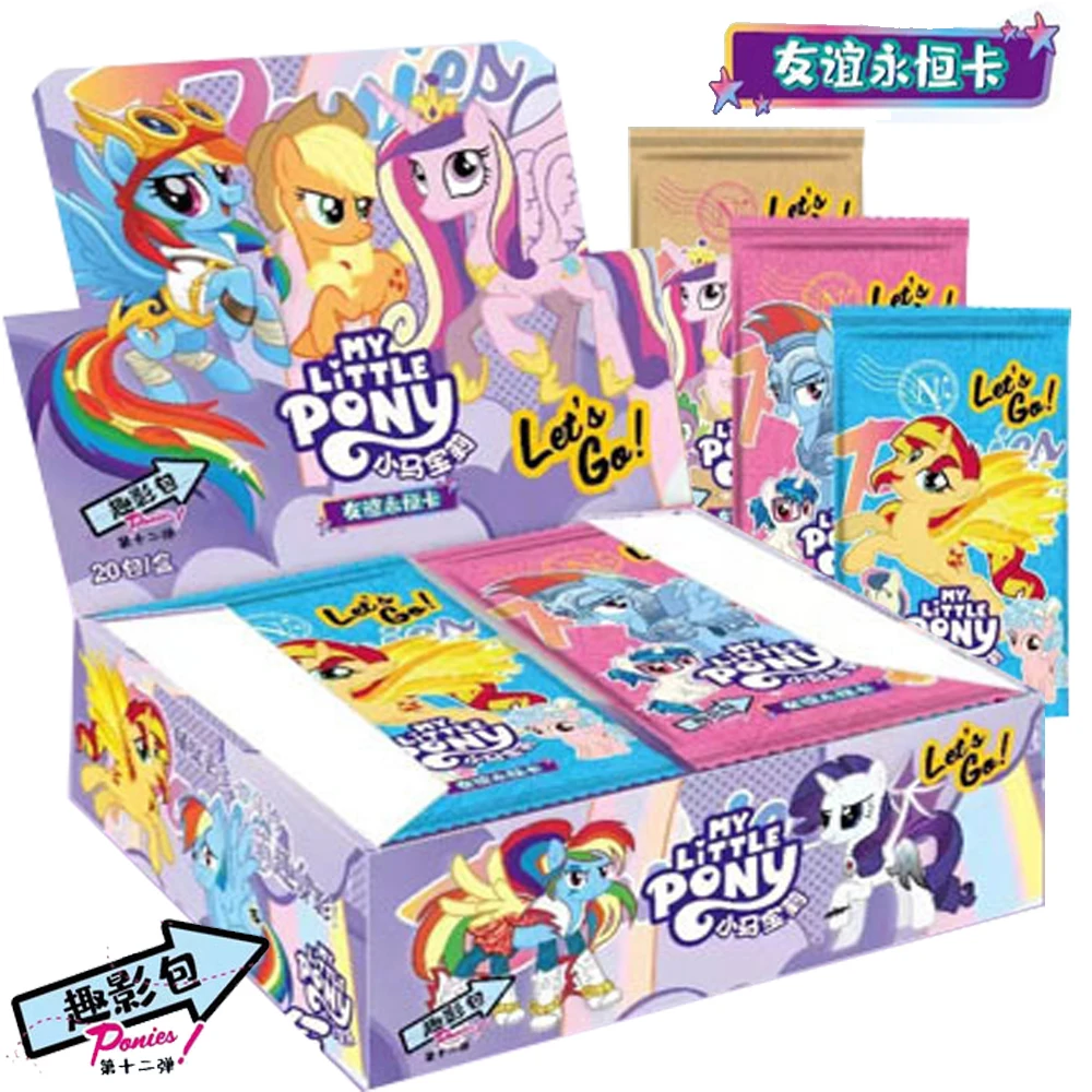 

Wholesale My Little Pony Collection Cards for Children Family Entertainment Anime Cute Interesting Character Limited Card Gifts