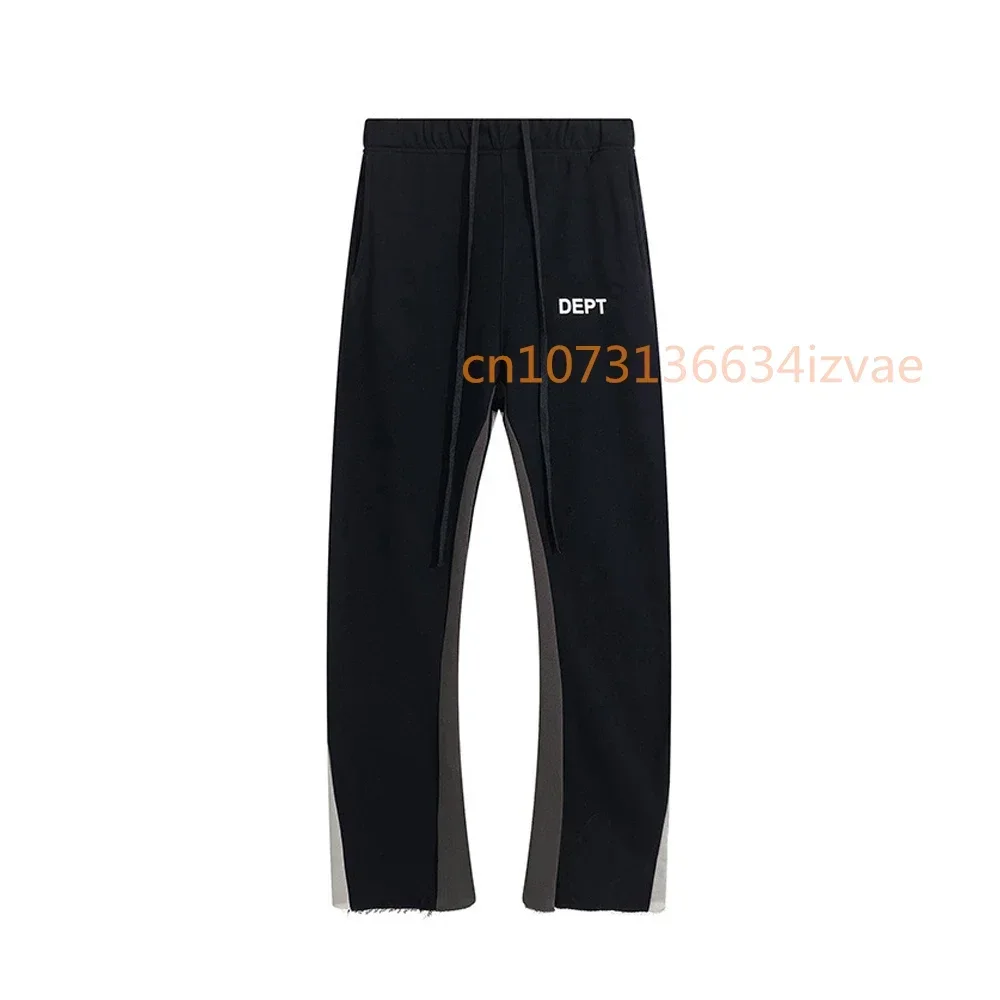 Dept Letter Print Sweatpants  for Men and Women Fashion Brand Autumn and Winter Loose Casual Sports Pants