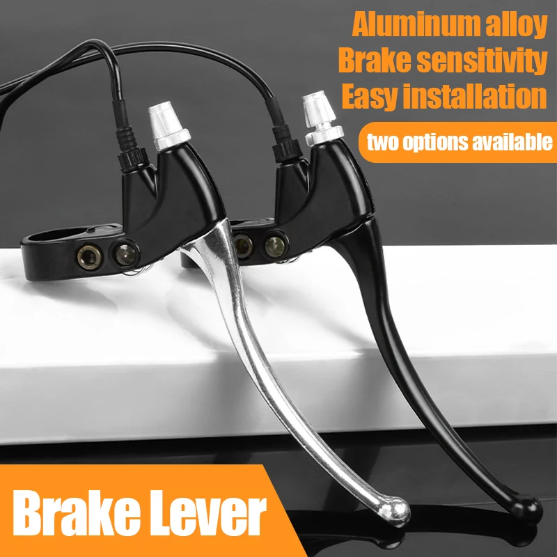 Bicycle Brake Handle Aluminium Alloy Left Right Motorcycle Cut-off Power Switch Electric Bike Brake Lever E-bike Replacement ﻿