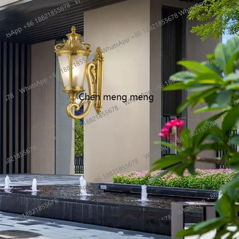 G153 الأوروبي الراقية مصباح الجدار في الهواء الطلق حديقة فيلا فناء المنزل مصباح الباب الجدار في الهواء الطلق #4