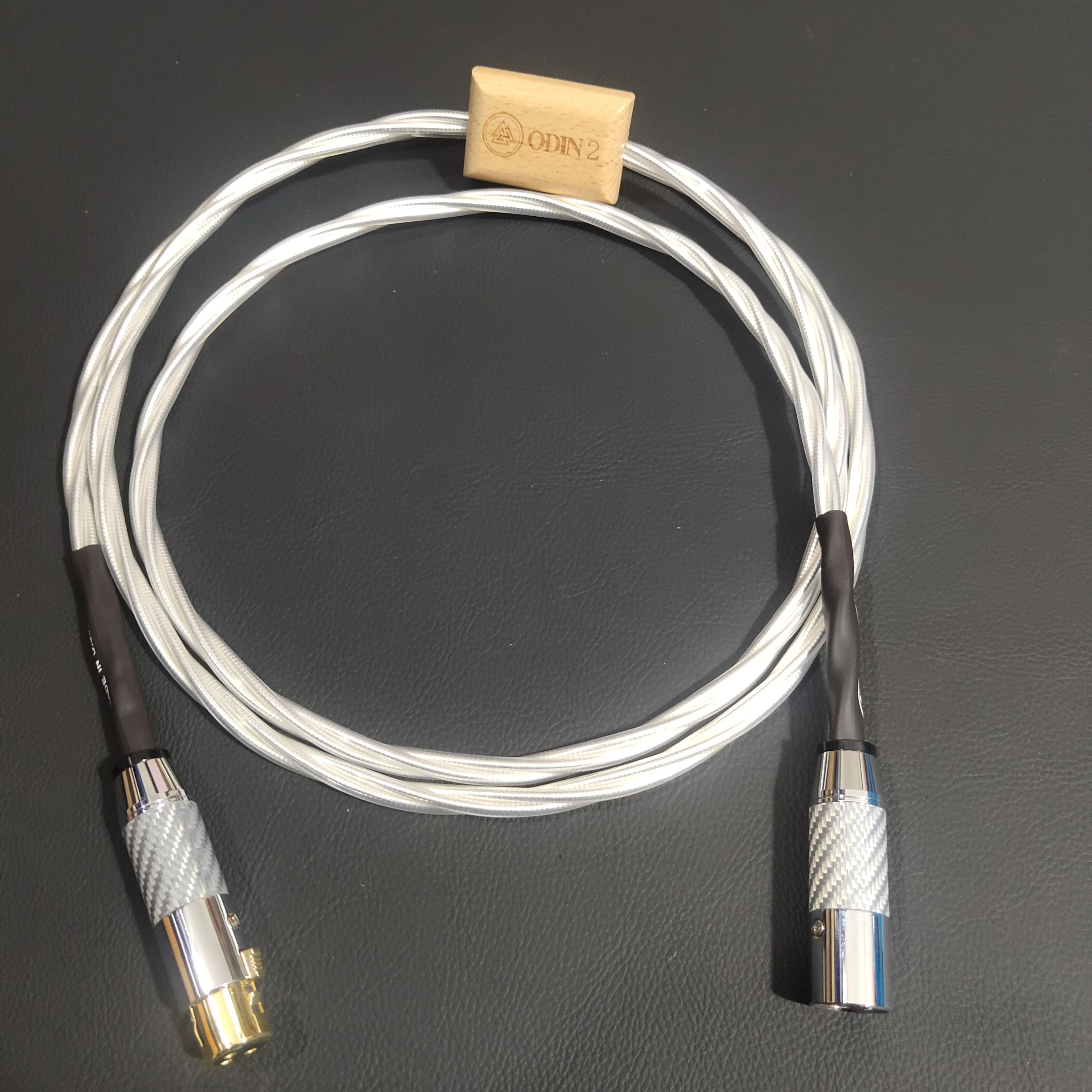 Imagem -05 - Nordost Odin Hi-end Pin Xlr Fêmea para Xlr Macho 110o Aes Ebu Cabo Coaxial Linha de Equilíbrio Estéreo 100 Blindado Surround