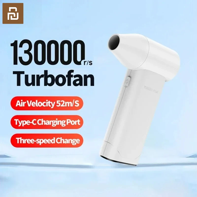 

Электрический реактивный вентилятор Youpin X5, жестокий турбовентилятор, воздуходувка, 130000 об/мин, подходит для дома, улицы, очистка клавиатуры, сжигание угля